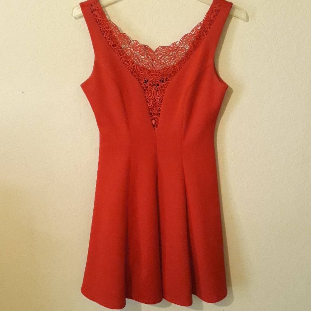 Red homecoming dress